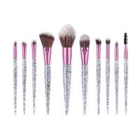 10pcs makeup brushes makeup Kit Eye shadow brush sparkles quicksand set  brush makeup