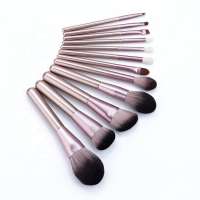 High Quality 12pcs Makeup Brushes Set Soft Synthetic Brushes Set with OEM/Custom Logo/Private Label